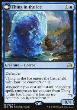 Thing in the Ice / Awoken Horror - Shadows over Innistrad (Rare) [SOI-92] Main image