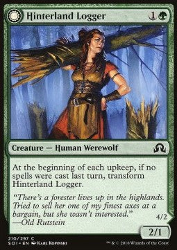 Hinterland Logger / Timber Shredder - Shadows over Innistrad (Common) [SOI-210] Main image