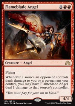 Flameblade Angel - Shadows over Innistrad (Rare) [SOI-157] Main image
