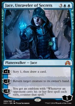 Jace, Unraveler of Secrets - Shadows over Innistrad (Mythic) [SOI-69] Hauptbild