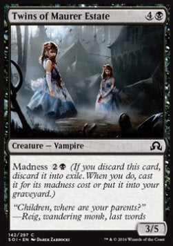 Twins of Maurer Estate - Shadows over Innistrad (Common) [SOI-142] Main image