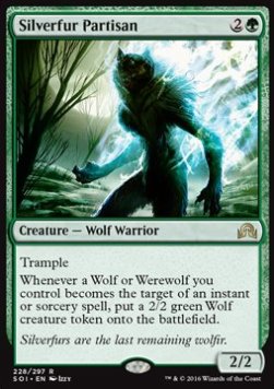 Silverfur Partisan - Shadows over Innistrad (Rare) [SOI-228] Hauptbild