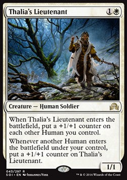 Thalia's Lieutenant - Shadows over Innistrad (Rare) [SOI-43] Main image