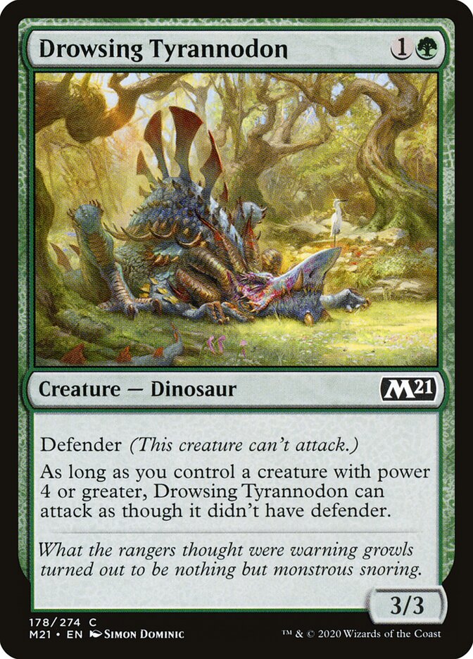Drowsing Tyrannodon - Core 2021 (Common) [M21-178]