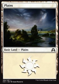 Plains (V.2) - Shadows over Innistrad (Land) [SOI-284] Main image