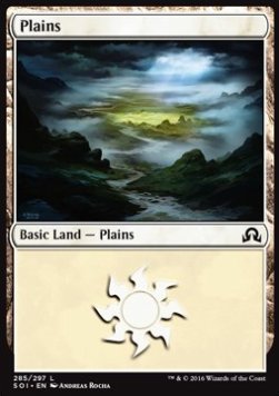 Plains (V.3) - Shadows over Innistrad (Land) [SOI-285] Main image