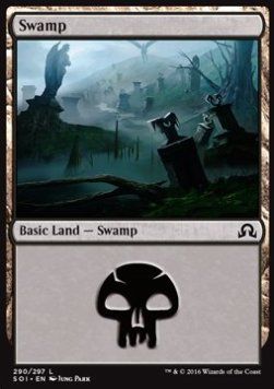 Swamp (V.2) - Shadows over Innistrad (Land) [SOI-290] Hauptbild