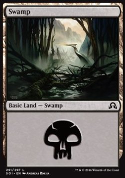 Swamp (V.3) - Shadows over Innistrad (Land) [SOI-291] Hauptbild