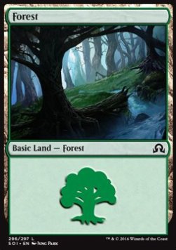 Forest (V.2) - Shadows over Innistrad (Land) [SOI-296]