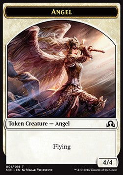 Angel Token (White 4/4) - Shadows over Innistrad (Token) [SOI-T1] Hover Image
