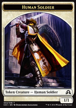 Human Soldier Token (White 1/1) - Shadows over Innistrad (Token) [SOI-T2]