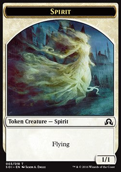 Spirit Token (White 1/1) - Shadows over Innistrad (Token) [SOI-T3]