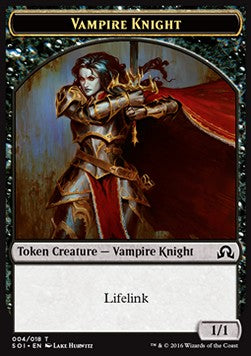 Vampire Knight Token (Black 1/1) - Shadows over Innistrad (Token) [SOI-T4] Hauptbild