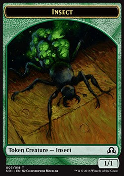 Insect Token (Green 1/1) - Shadows over Innistrad (Token) [SOI-T7] Hauptbild