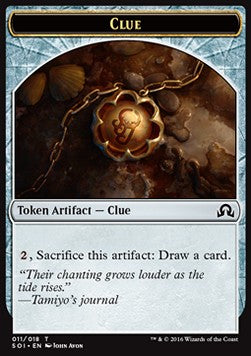 Clue Token (V.1) - Shadows over Innistrad (Token) [SOI-T11]