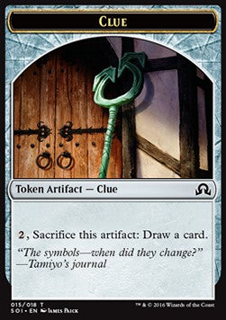 Clue Token (V.5) - Shadows over Innistrad (Token) [SOI-T15] Hauptbild