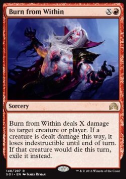Burn from Within - Shadows over Innistrad (Rare) [SOI-148] Hover Image