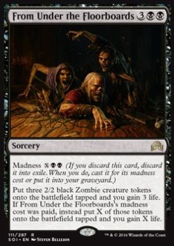 From Under the Floorboards - Shadows over Innistrad (Rare) [SOI-111] Main image