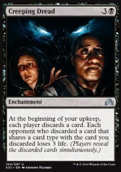 Creeping Dread - Shadows over Innistrad (Uncommon) [SOI-104] Hover Image