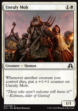 Unruly Mob - Shadows over Innistrad (Common) [SOI-47] Immagine principale del prodotto