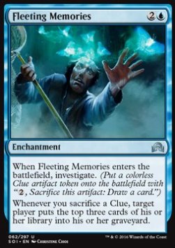 Fleeting Memories - Shadows over Innistrad (Uncommon) [SOI-62] Hauptbild