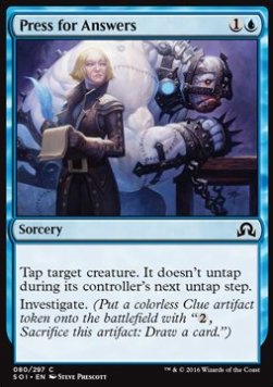 Press for Answers - Shadows over Innistrad (Common) [SOI-80] Immagine principale del prodotto