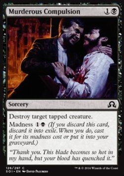 Murderous Compulsion - Shadows over Innistrad (Common) [SOI-126] Hauptbild
