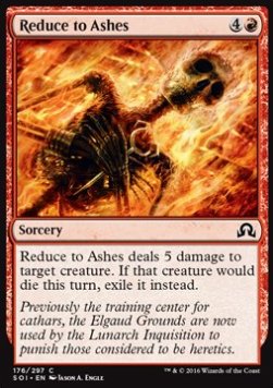 Reduce to Ashes - Shadows over Innistrad (Common) [SOI-176] Immagine principale del prodotto