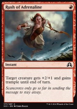 Rush of Adrenaline - Shadows over Innistrad (Common) [SOI-177] Immagine principale del prodotto