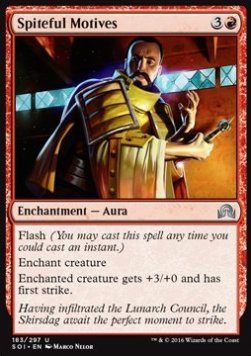 Spiteful Motives - Shadows over Innistrad (Uncommon) [SOI-183] Immagine principale del prodotto