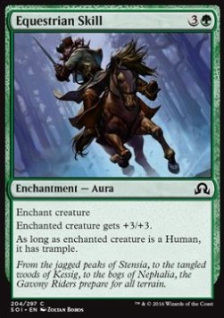 Equestrian Skill - Shadows over Innistrad (Common) [SOI-204] Immagine principale del prodotto