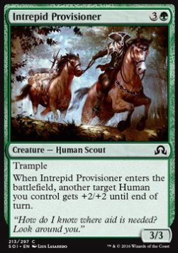 Intrepid Provisioner - Shadows over Innistrad (Common) [SOI-213] Hover Image