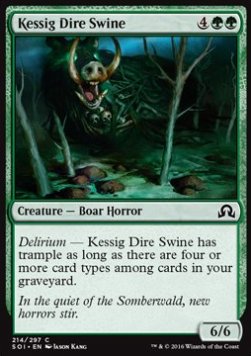 Kessig Dire Swine - Shadows over Innistrad (Common) [SOI-214] Immagine principale del prodotto