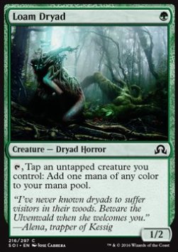 Loam Dryad - Shadows over Innistrad (Common) [SOI-216] Hauptbild