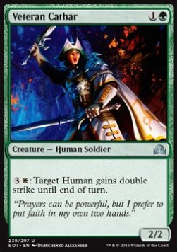 Veteran Cathar - Shadows over Innistrad (Uncommon) [SOI-238] Hauptbild