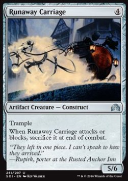 Runaway Carriage - Shadows over Innistrad (Uncommon) [SOI-261] Immagine principale del prodotto