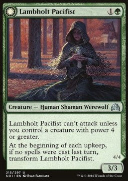 Lambholt Pacifist / Lambholt Butcher - Shadows over Innistrad (Uncommon) [SOI-215] Hauptbild