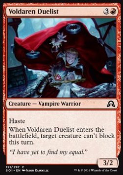 Voldaren Duelist - Shadows over Innistrad (Common) [SOI-191] Immagine principale del prodotto