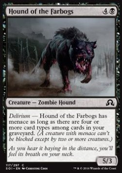 Hound of the Farbogs - Shadows over Innistrad (Common) [SOI-117] Hover Image