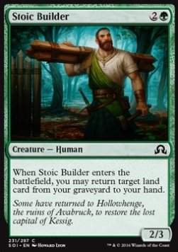 Stoic Builder - Shadows over Innistrad (Common) [SOI-231] Hover Image