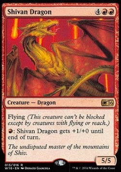 Shivan Dragon - Welcome Deck 2016 (Rare) [W16-13] Immagine principale del prodotto