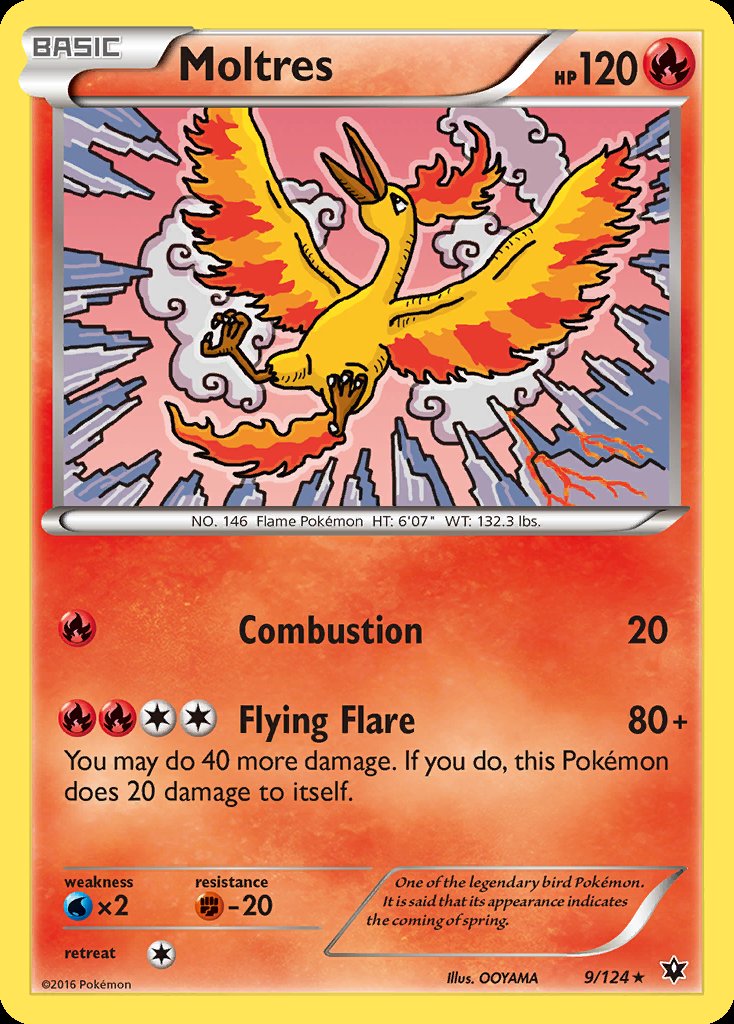 Moltres - Fates Collide (Rare) [FCO-9] Main image