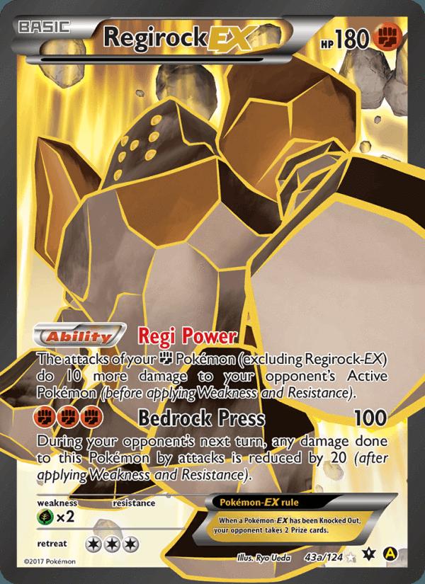 Regirock EX - Fates Collide (Ultra Rare) [FCO-43] Imagen principal del producto