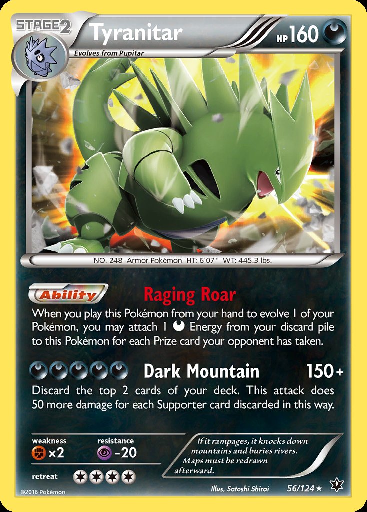 Tyranitar - Fates Collide (Holo Rare) [FCO-56] Hoofdafbeelding