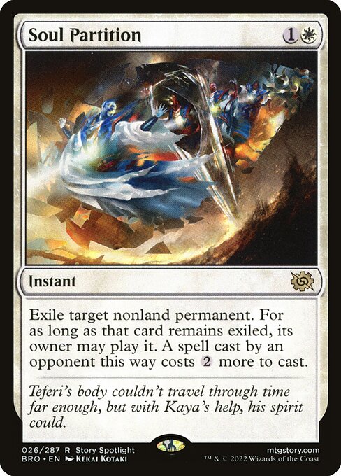 Soul Partition – The Brothers' War (BRO-26) Magic: The Gathering card