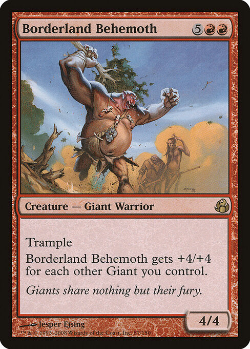 Borderland Behemoth – Morningtide (MOR-87) Magic: The Gathering card Main image
