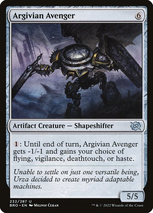 Argivian Avenger – The Brothers' War (BRO-232) Magic: The Gathering card Hoofdafbeelding