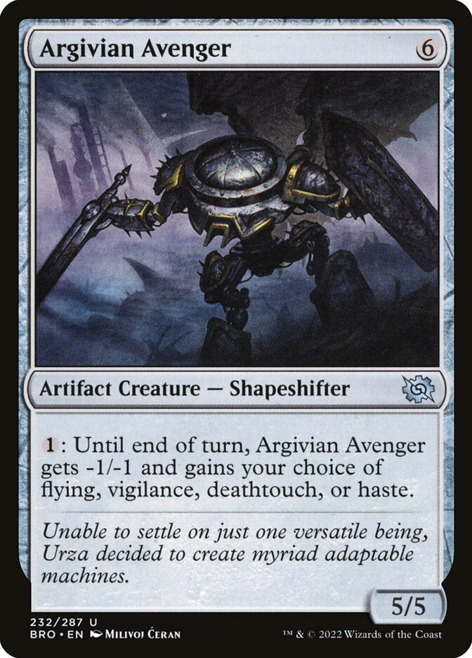 Argivian Avenger - The Brothers' War (Uncommon) [BRO-232] Hoofdafbeelding