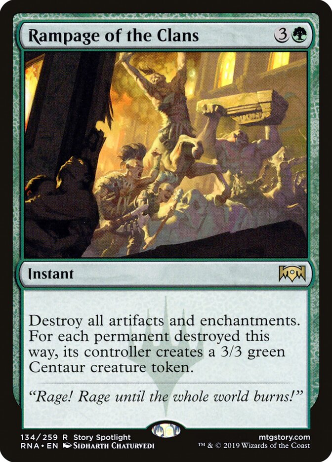 Rampage of the Clans - Ravnica Allegiance (Rare) [RNA-134] Image principale du produit