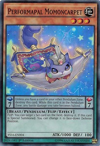 Performapal Momoncarpet - Starter Deck: Yuya (Super Rare) [YS16-004]